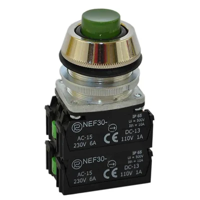 PROMET Przycisk NEF30-UW2X2Y zielony