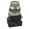 PROMET Tlačítko NEF30-KLD X/24V-230V bezbarvé
