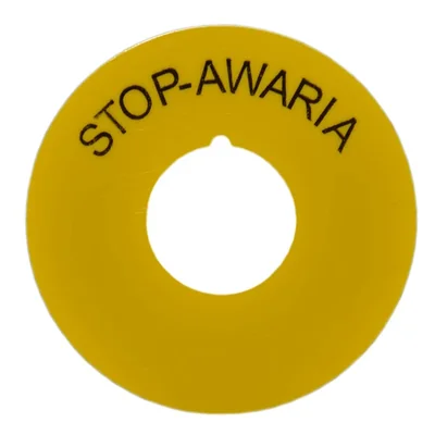 PROMET Yellow rings with STOP-AWARIA print for NEF22