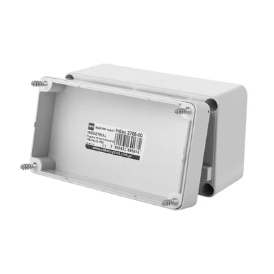 ПРОМИСЛОВА накладна коробка 135x74x72 IP 65 - сіра