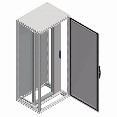 Prostorný 19rackový rám, plně sklopný, nevystředěný, 31U pro skříně SF SM 1600x800mm