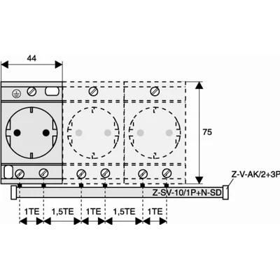 Protective cap, Z-V-AK/2+3P
