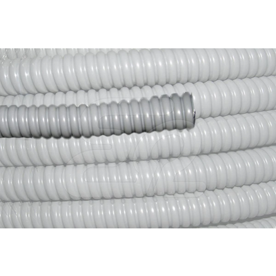 Protective flexible pipe made of galvanized steel, covered with a PVC jacket WOT 9