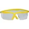 Protective goggles with a yellow lens