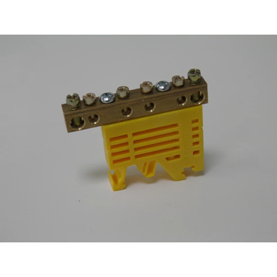 Protective terminal, holes: 2x16 mm2, 4x4 mm2 10 pcs.