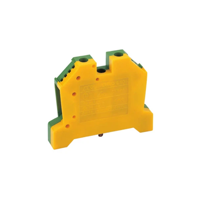 Protective threaded rail connector ZSO 10mm2 yellow-green