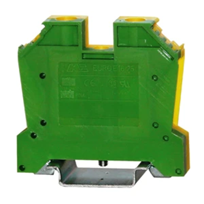 Protective threaded rail connector ZSO 16/25mm2 yellow-green