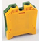Protective threaded rail connector ZSO 35/50mm2 yellow-green
