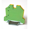 Protective threaded rail connector ZSO 6mm2 yellow-green
