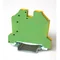Protective threaded rail connector ZSO 6mm2 yellow-green