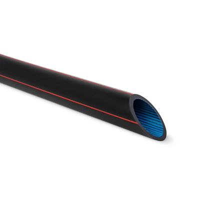 Protective tube for optical telecommunication cables (RHDPE) size 40/3.7, 250m, red