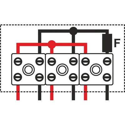 Протипожежна коробка PIP-2AN B2x3x4 червоного кольору