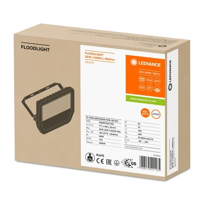PROYECTOR 30 W Proyector LED 30W 3600lm 4000K NW IP65 blanco