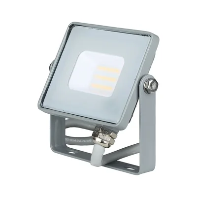 Proyector LED SMD de 10 W / Chip SAMSUNG / Color: 4000 K / Carcasa: Gris