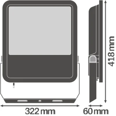 ПРОЖЕКТОР 165 W LED прожектор 165W 20000lm 4000K NW IP65 чорний