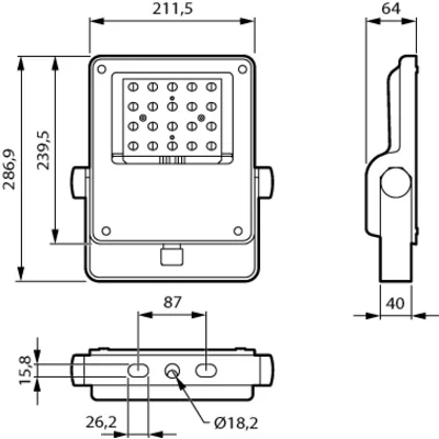 Прожектор Philips Coreline BVP111 31 Вт 4437 лм 4000K LED51-4S/740 OFA52 5-річна гарантія