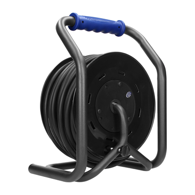 Przedłużacz bębnowy 4 gniazda kabel gumowy olejoodporny 3x2,5mm2 IP44 20m