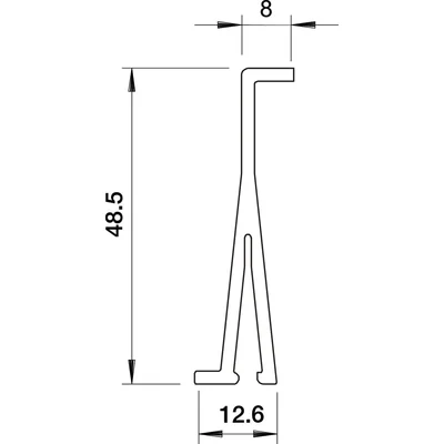 Przegroda kanału PCW.60, 2371 60