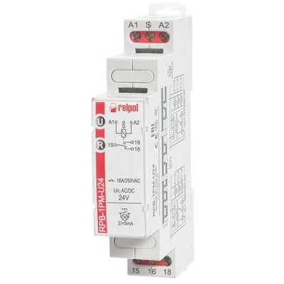 Przekaźnik Bistabilny 24V AC/DC 1P AgSnO2 16A / 250V AC