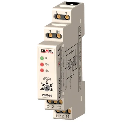 Przekaźnik bistabilny sekwencyjny 230 V AC 2 × NO 16 A