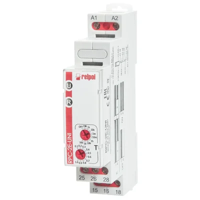 Przekaźnik Czasowy 12-240V AC/DC 1P AgSnO2 16A / 250V AC