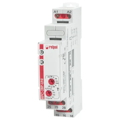Przekaźnik Czasowy 12-240V AC/DC 2P AgSnO2 8A / 250V AC