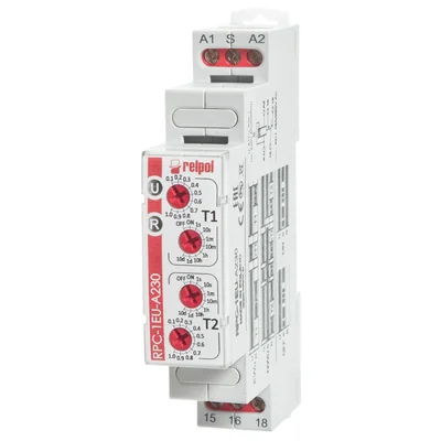 Przekaźnik Czasowy 230V AC 1P AgSnO2 16A / 250V AC
