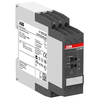 Przekaźnik czasowy CT-SDS.22S gwiazda-trójkąt 2n/o 24-48 V DC 24-240 V AC