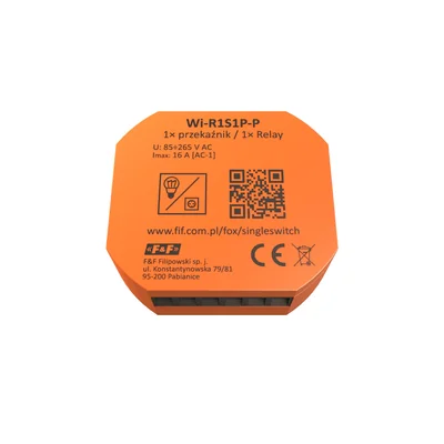 Przekaźnik jednokanałowy Wi-Fi 230 V SINGLE SWITCH
