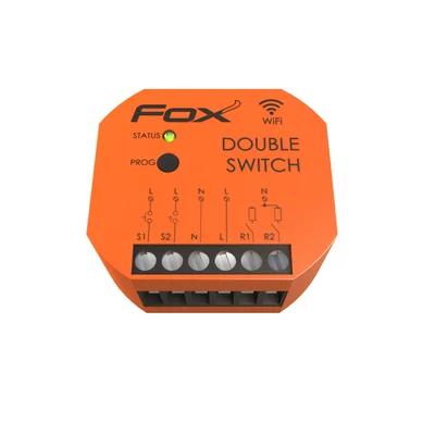 Przekaźnik Wi-Fi dwukanałowy 230 V DOUBLE SWITCH