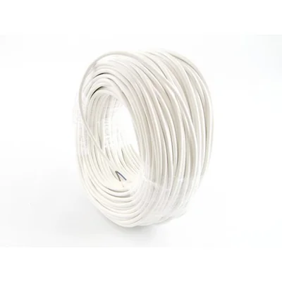 Przewód OMY 2x1,5 300/300V (H03VV-F) - biały