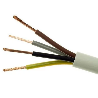 Przewód OMY 4x0,75 300/300V (H03VV-F) - biały
