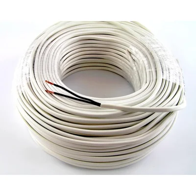 Przewód OMYp 2x1 300/300V (H03VVH2-F) - biały