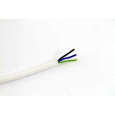 Przewód OWY 3x0,75 300/500V (H05VV-F) - biały