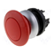Przycisk grzybkowy z samopowrotem, kolor czerwony o, M22-DP-R-X0