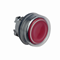 Przycisk płaski Ø22 czerwony samopowrotny bez podświetlenia okrągły metalowy