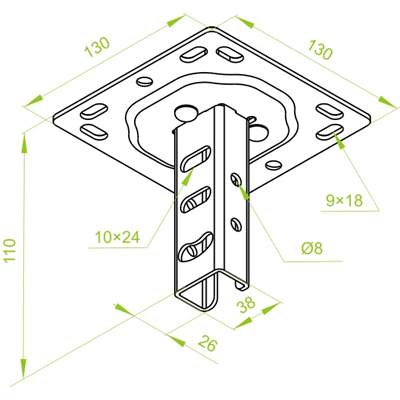 PS ceiling base