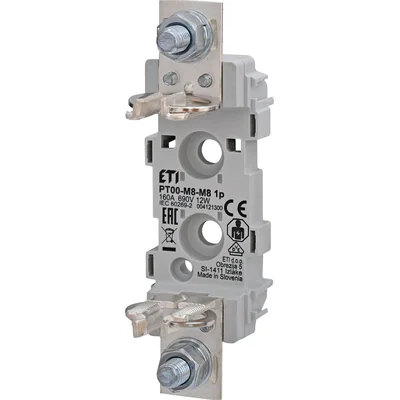 PT 00 M8-M8 1p Podstawa bezpiecznikowa NH - NH00 / 160 A / 1P / AC 690 V