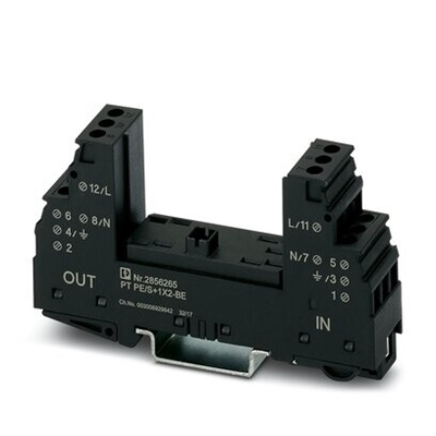 PT PE/S+1X2-BE Socket with surge protection