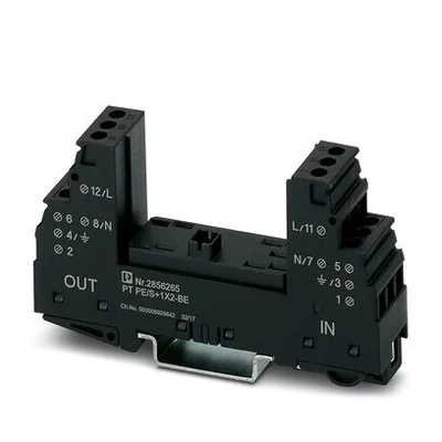 PT PE/S+1X2-BE Socket with surge protection