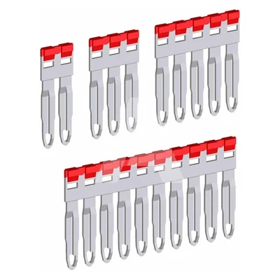PTP/3/05/R Push-in bridge, 5-pole, insulated, red