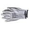 PU cut protection gloves level 3 gray size 10