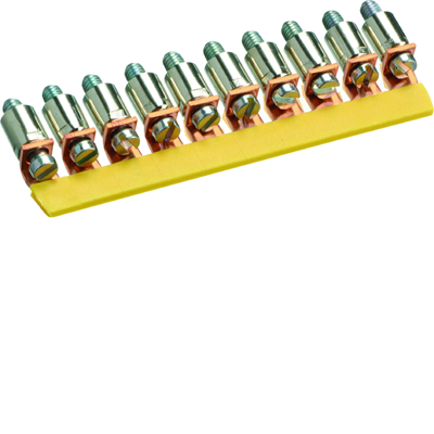 Puente paralelo, 10 polos, para terminales de 6mm2