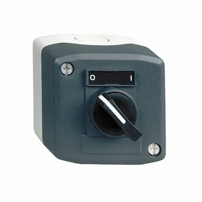 Puesto de control interruptor negro gris oscuro Ø22 1 NO