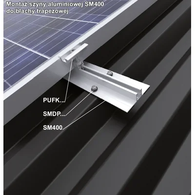 PUFK Intermediate panel holder KLICK sheet thickness - 3 mm