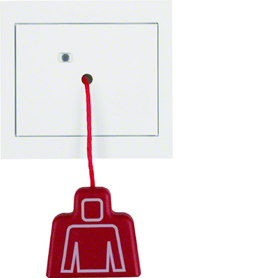 Pull connector with frame K.1 white gloss