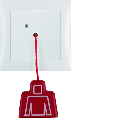Pull connector with frame S.1 white gloss