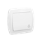 Pulsador de timbre 10A 250V terminales de tornillo blanco