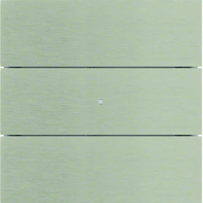 Pulsador estándar triple B.IQ, acero inoxidable