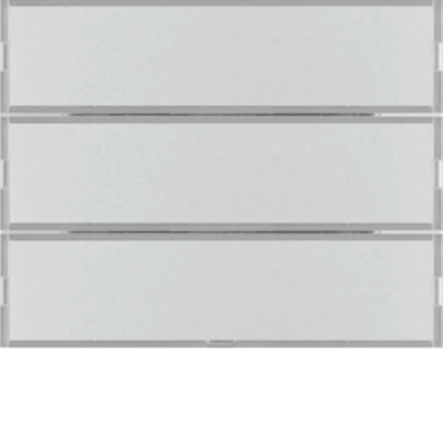 Pulsador KNX EASY K.1/K.3 de 3 elementos con campo rotulable de aluminio